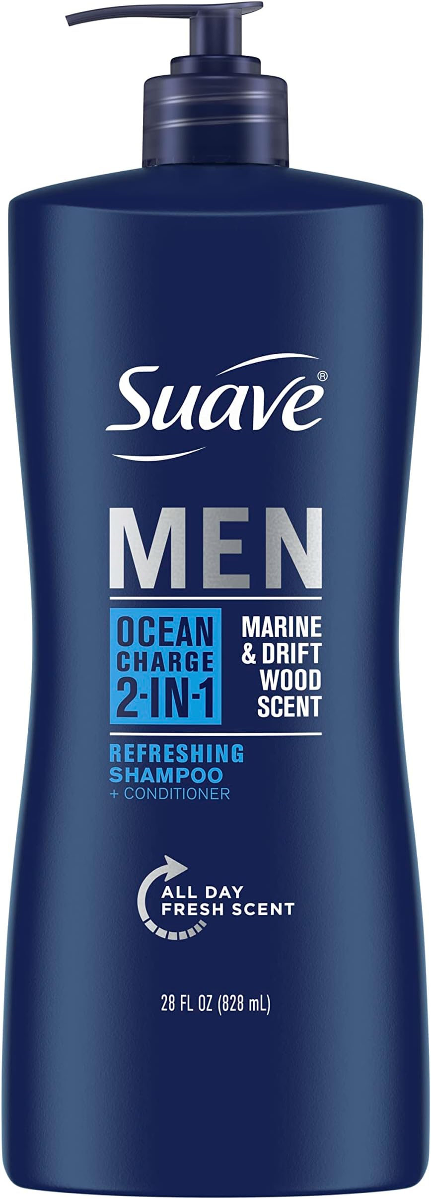 Suave Men Ocean Charge 2 in 1 Shampoo and Conditioner
