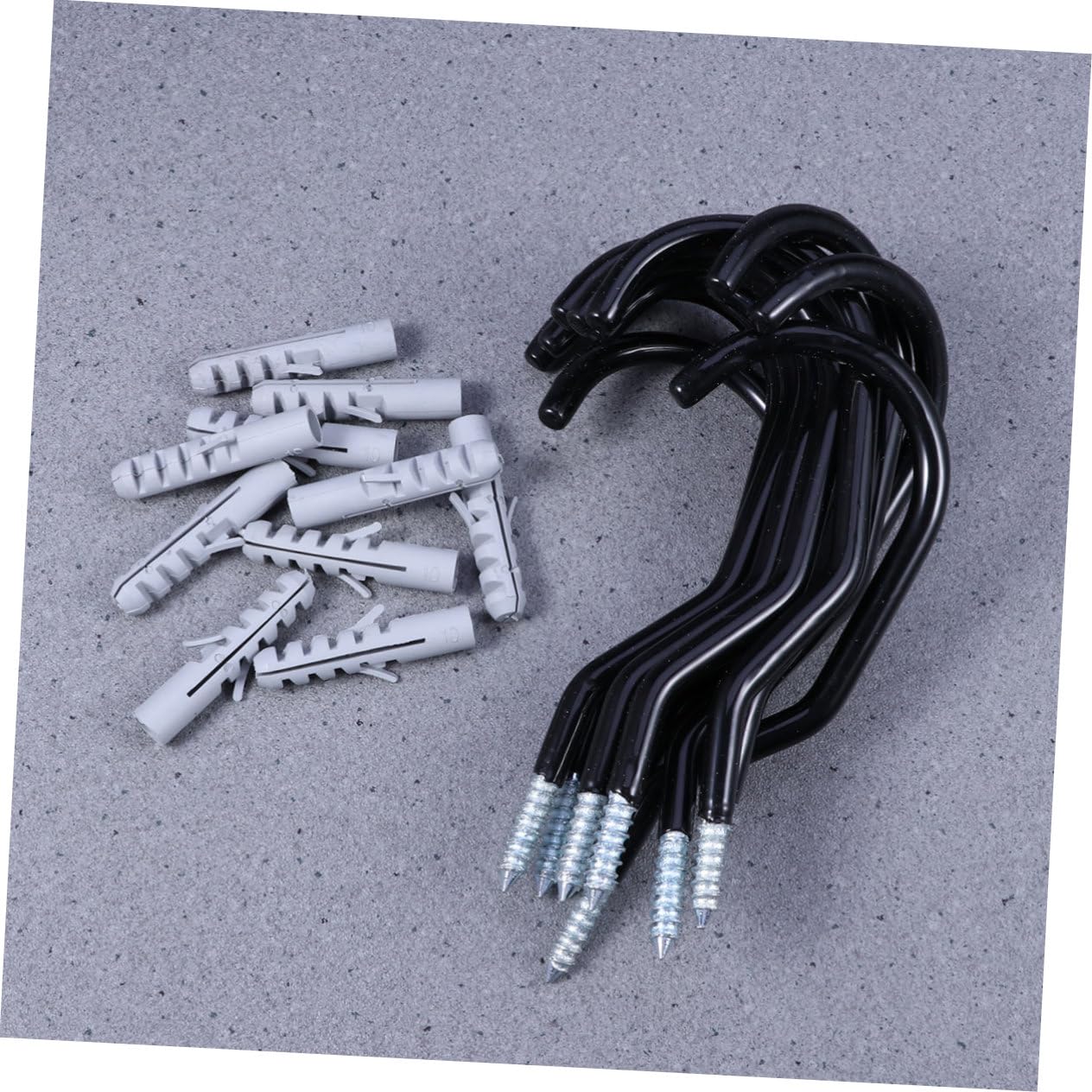 ERINGOGO 10 Ganci per Bicicletta Resistenti in con Viti Supporto Parete e Soffitto per Garage Ganci Antiscivolo per Ibride e Bici
