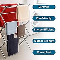 Vista 4 de Honey-Can-Do Collapsible Clothes Drying Rack – Durable, Space-Saving Laundry & Towel Rack, Sturdy Clothing Rack for Hanging Clothes Indoors &