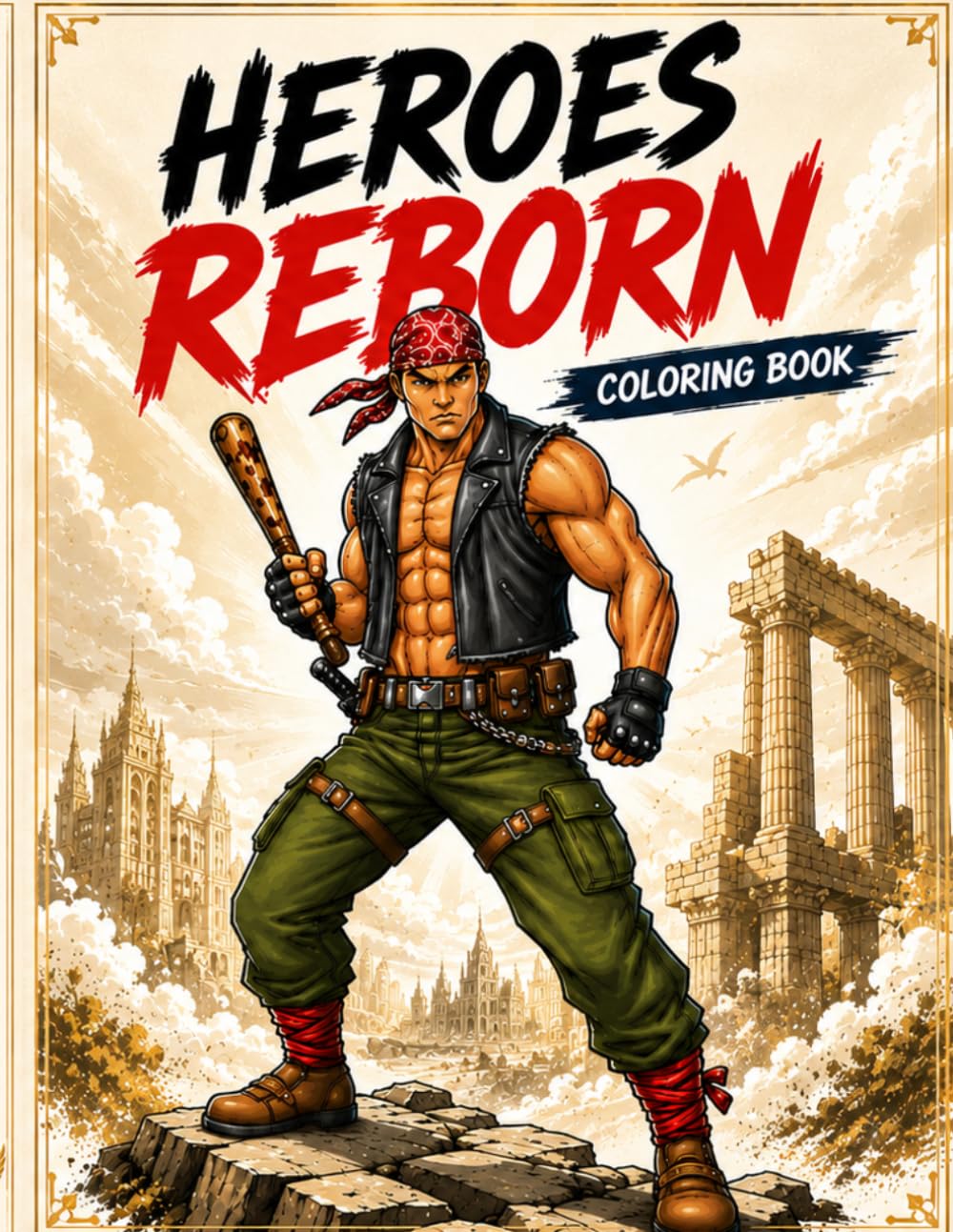 Heroes Reborn coloring book