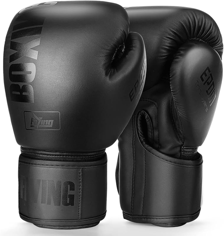 Guantes de boxeo para hombres, mujeres y adultos | Acolchado multicapa, palma transpirable, para entrenamiento, sparring, muay thai, lucha, kickboxing, artes marciales mixtas, MMA, bolsa pesada