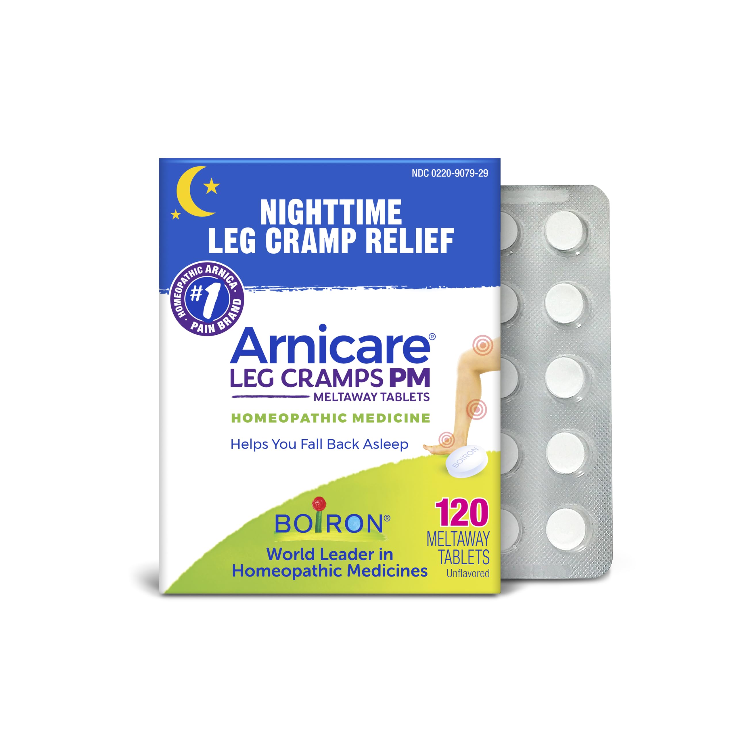 Boiron Arnicare Leg Cramps PM for Nighttime Relief from Cramping and Stiffness in Feet or Calves - 60 Tablets — Amazon image 10