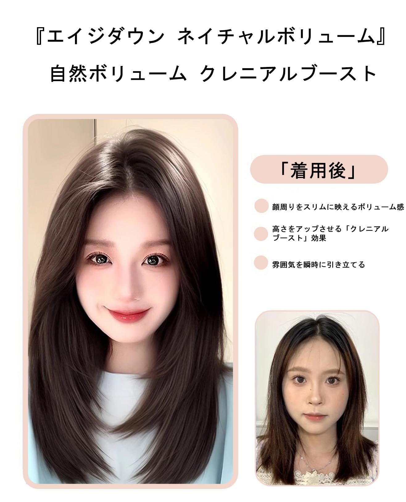 Amazon.co.jp: [ICRAB]部分ウィッグ 人毛MIX 手織りのレース