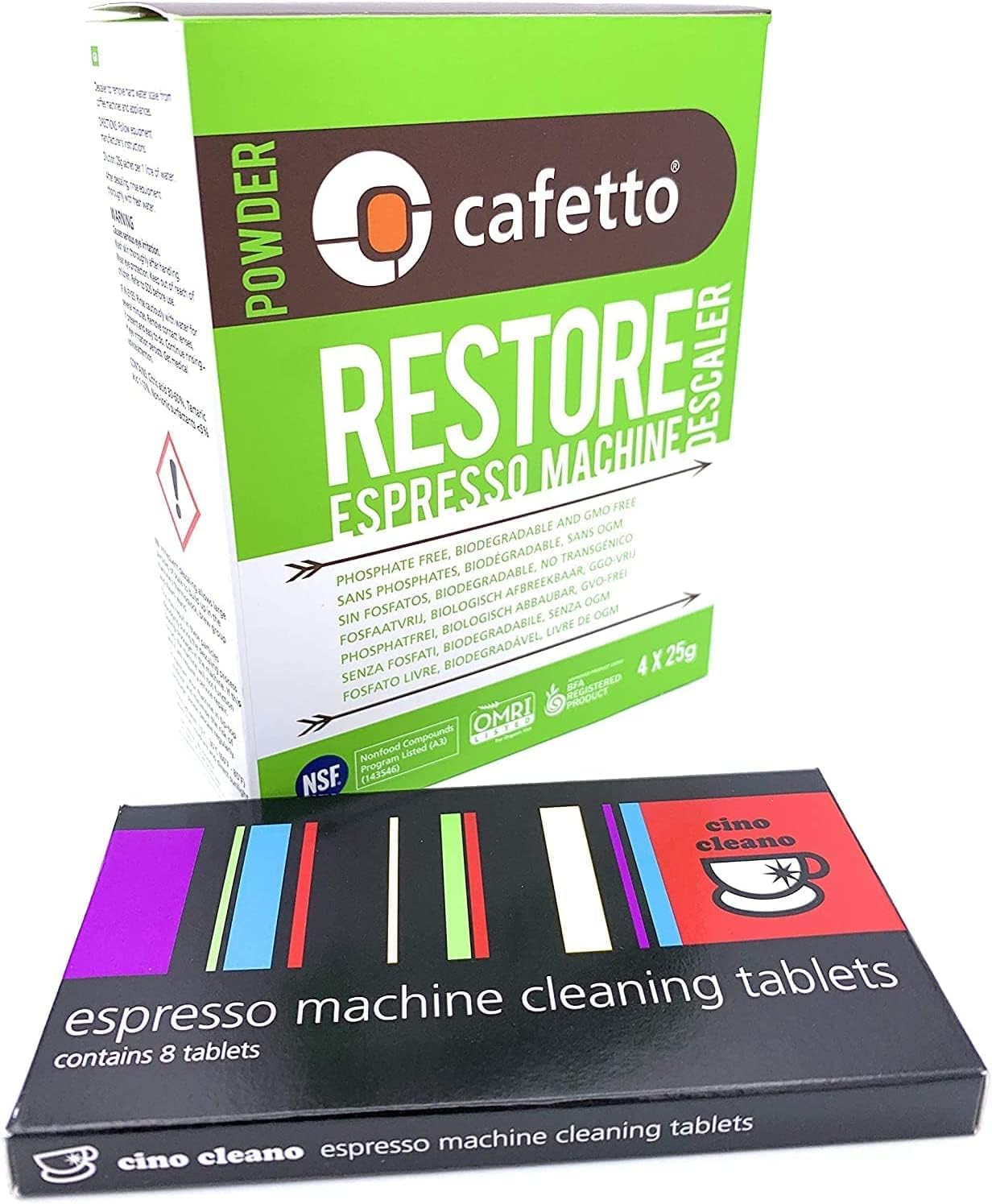 Cino Cleano Espresso Breville Cleaning Tablets Amazon Cafiza E16