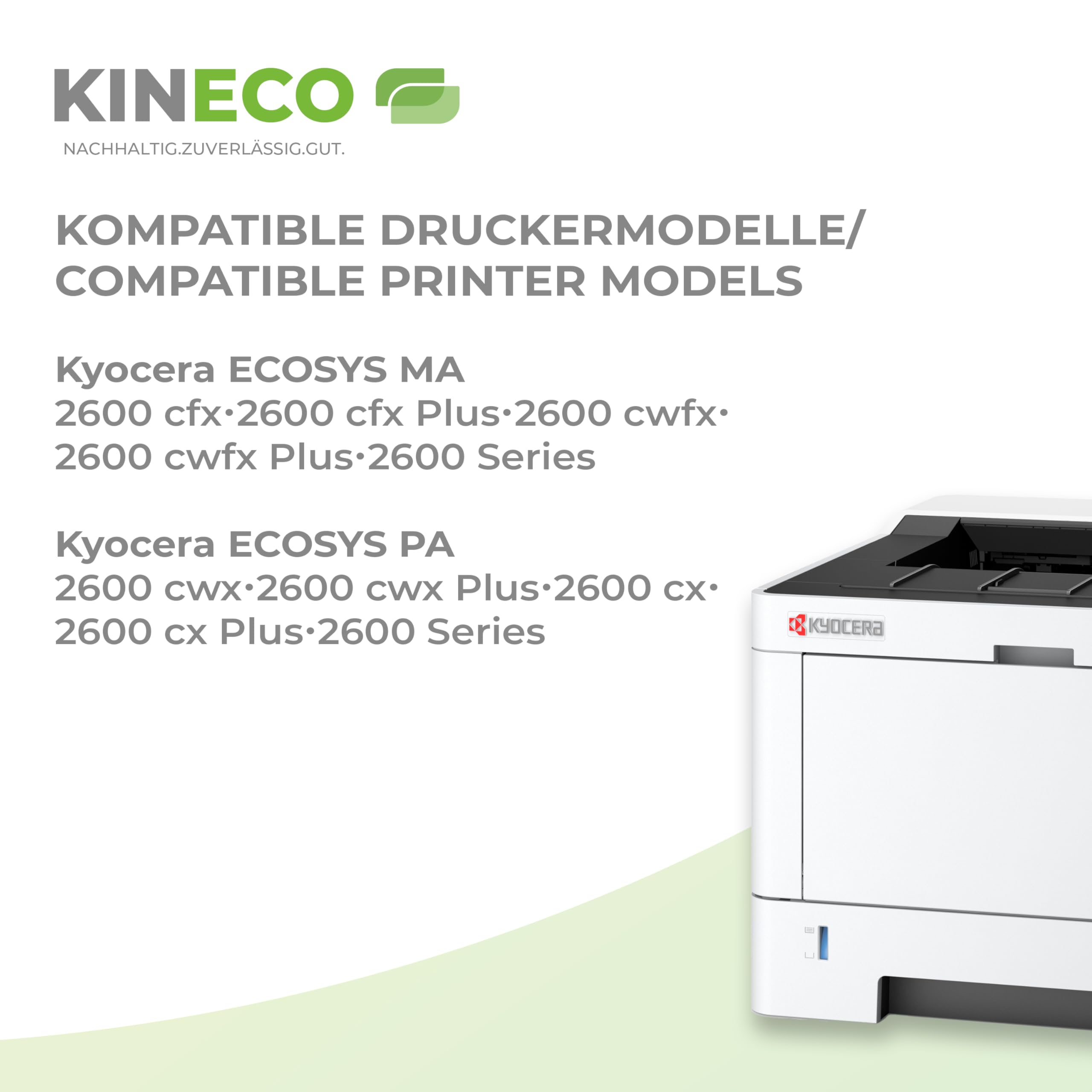 Kineco Toner TK5450 kompatibel mit Kyocera ECOSYS MA2600cwfx, 5er Set | MA2600cwfx MA2600cfx PA2600cwx PA2600cx, MA2600cwfx Plus MA2600cfx Plus PA2600cwx Plus PA2600cx Plus
