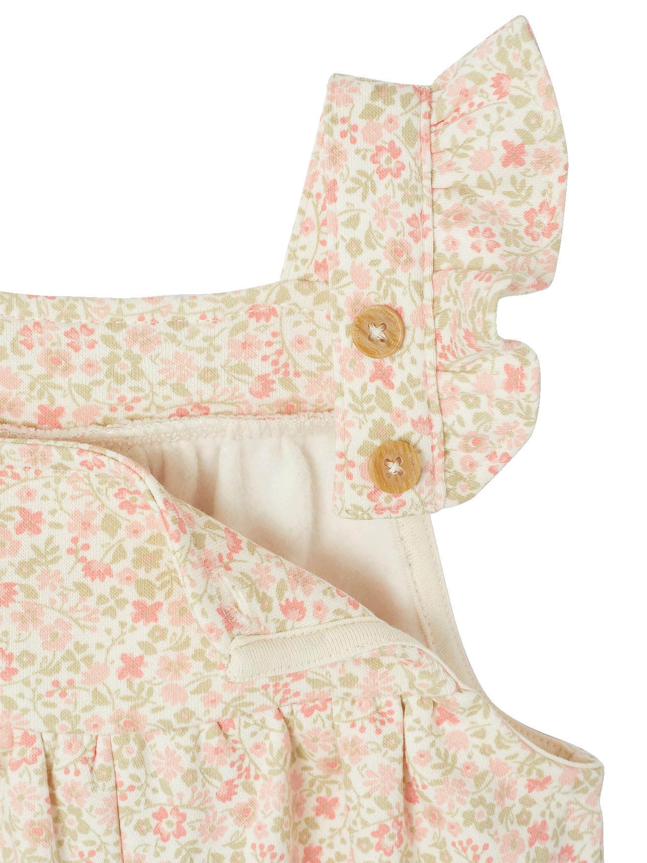 VERTBAUDET Salopette bébé fille molleton + bandeau