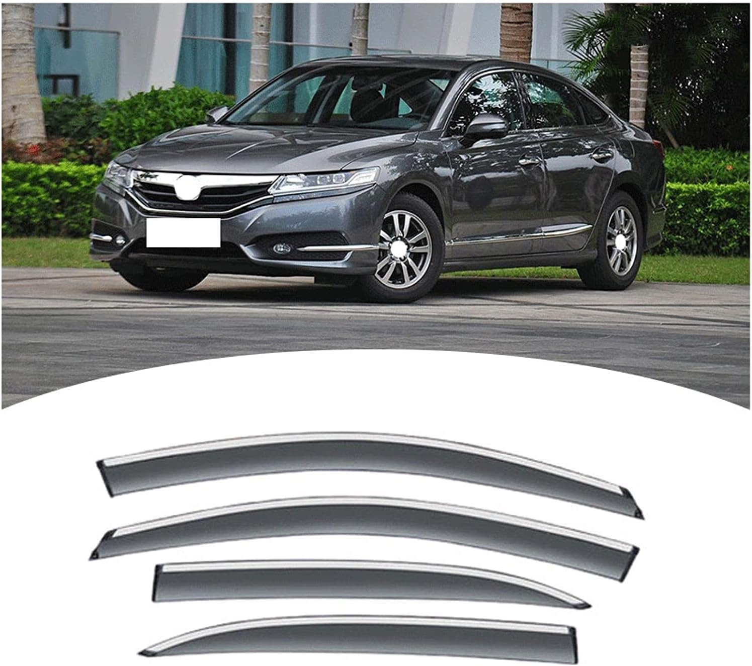 PANXUC Car Wind Deflectors for Spirior 2015-2020, Side Window Wind Rain Deflector Window Visor Sun Rain Guard Smoke Guards