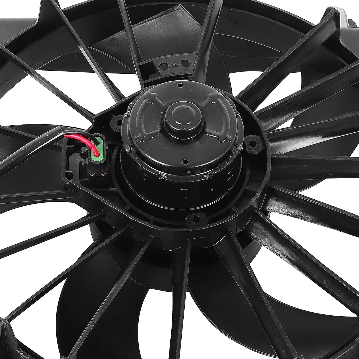 Cooling Fan Assembly Compatible with 2004-2006 for Dodge for Ram 1500 8.3L 2003-2007 for Dodge for Ram 2500 5.7L, Black Radiator Fan Direct Fit Replacement for Engine Cooling Fan