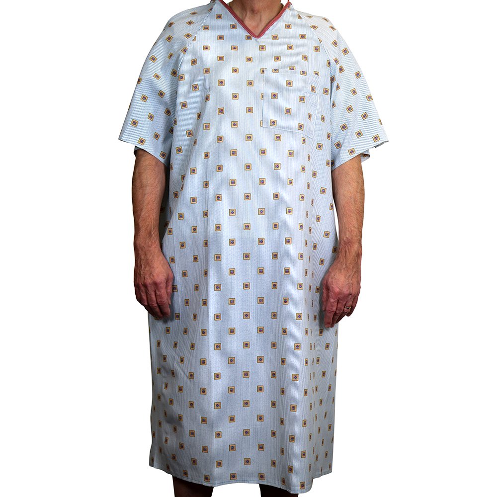 Sigmatex PG6849WLIV Hospital IV Patient Gown, Overlapping