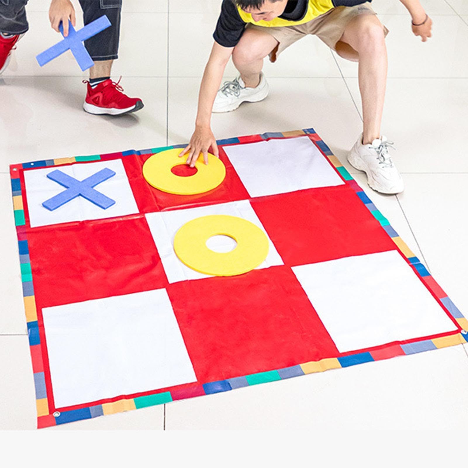 Gioco Di Lancio In Giardino - Tris All'aperto Da 4 Piedi, Attività Di Viaggio Pieghevole | Giocattolo Da Prato Portatile Impermeabile Per Adulti, Bambini, Campeggio, Riunioni Sociali, Esercizio