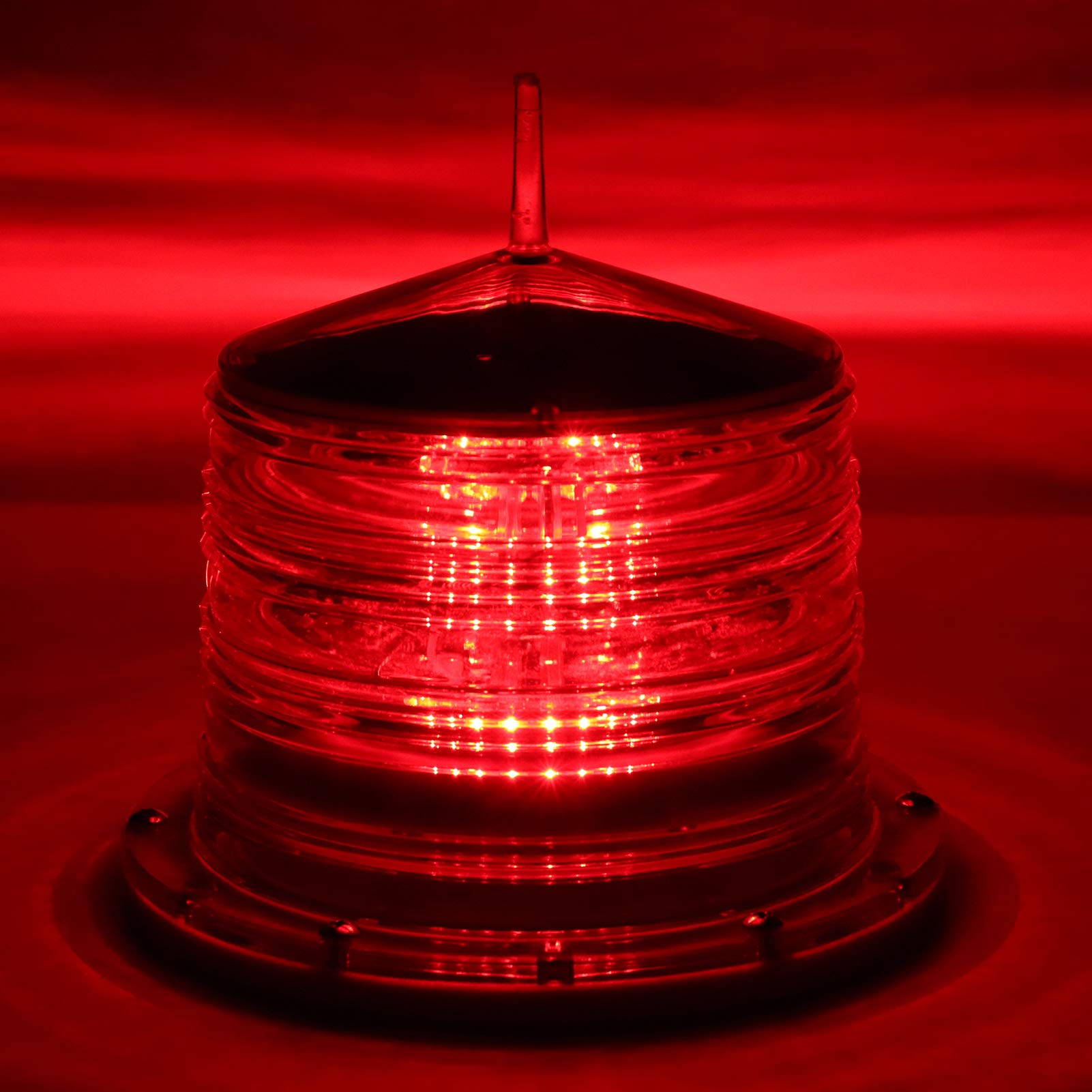 Solar Power Beacon Light Solar Schiff Licht Marine Navigation Licht LED Blinkende Schwimmende Lampe IP68 für Marine Schiff Boot