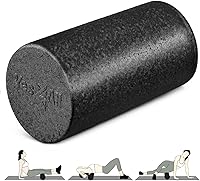 Yes4All High-Density EPP Foam Roller for Back, Yoga, Pilates & Stretching - 12, 18, 24, 36 Inch Sizes, 300lb Capacity