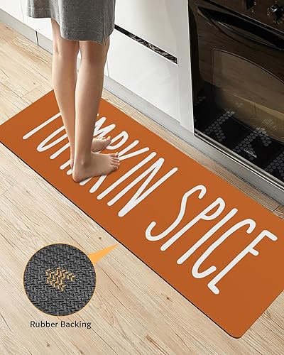 Miniatura 5 de Tapete de baño de calabazas naranjas para bañera, antideslizante, de secado rápido y absorbente, de tierra de diatomeas, tapete lavable de cocina,