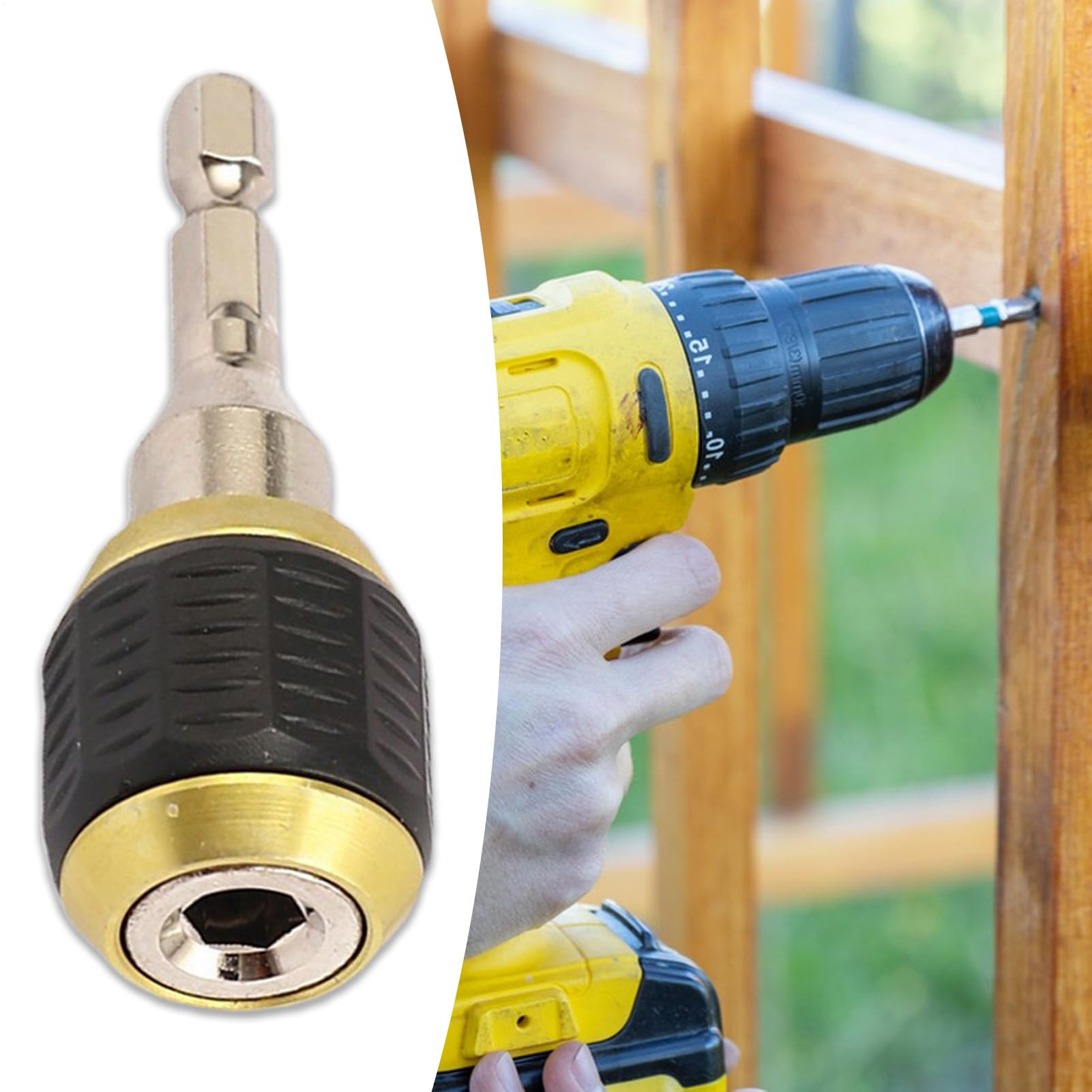 Porta Brocas con Extensión,Portabrocas Alargador Hexagonal Para Herramientas - Accesorio Multiusos Para Mecánicos, Principiantes Y Profesionales