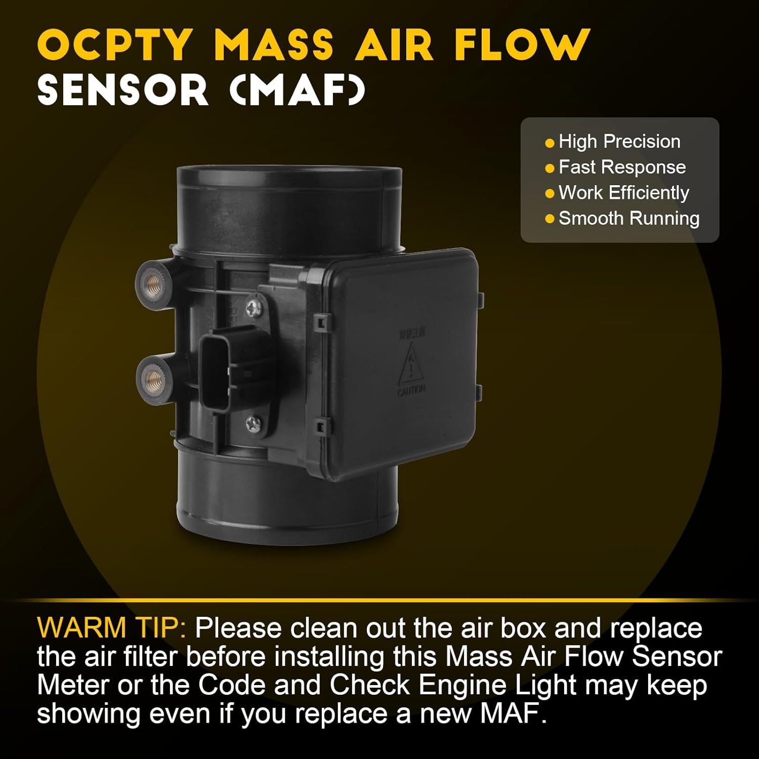OCPTY Mass Air Flow Sensor 13800-58B00 Meter FITS for 1992-1998 for Suzuki Sidekick 1.6L,1996-1998 for Suzuki X-90 1.6L
