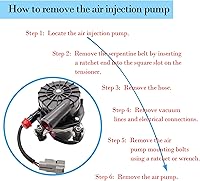 Vista 5 de Bomba secundaria de inyección de aire para 07 – 13 Lexus LX570 Toyota Sequoia Tundra V8.