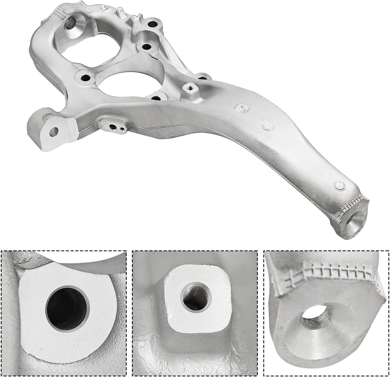 4877659AD Front Left Suspension Steering Knuckle Fits for 2016-2022 Jeep Grand Cherokee & 2016-2024 Dodge Durango# 170261# Driver Side