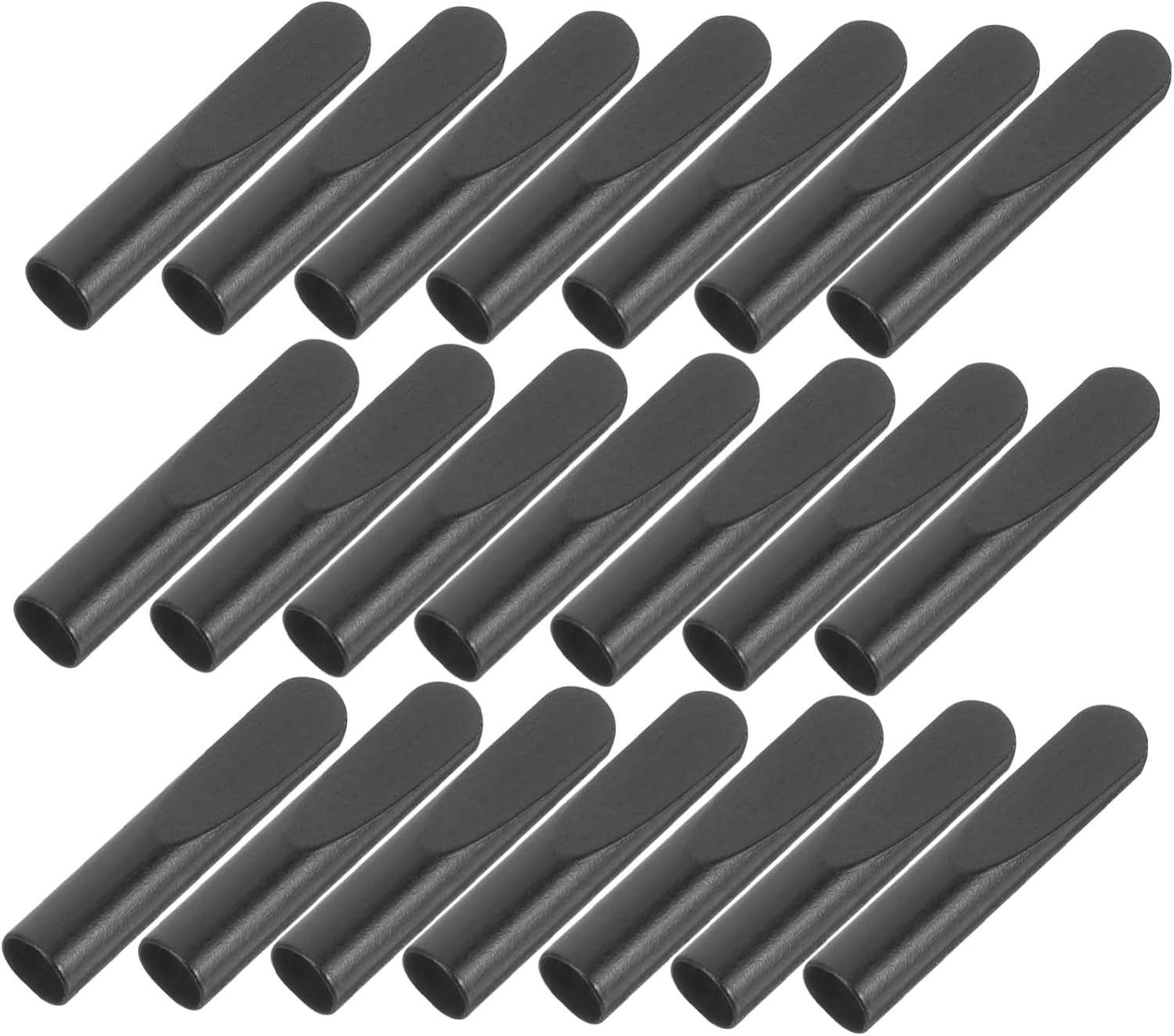 GALPADA 50Pcs Metal Shoelace Tips Replacement Ends for DIY Lanyard Stoppers Strong Durable and Lightweight Accessories for Shoes Clothing and Crafts