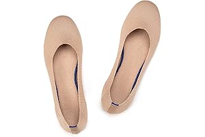 Women's Ivory Knit Ballet Flats: Effortless Elegance for Modern Women