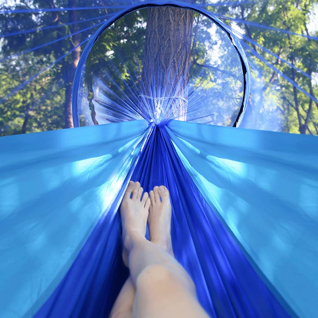 Hamac Un hamac de camping avec des moustiquaires apparaîtra automatiquement peut résister à un poids de 660 livres de 660 livres pour le camping extérieur en plein air Hammock portable Hamac Portable