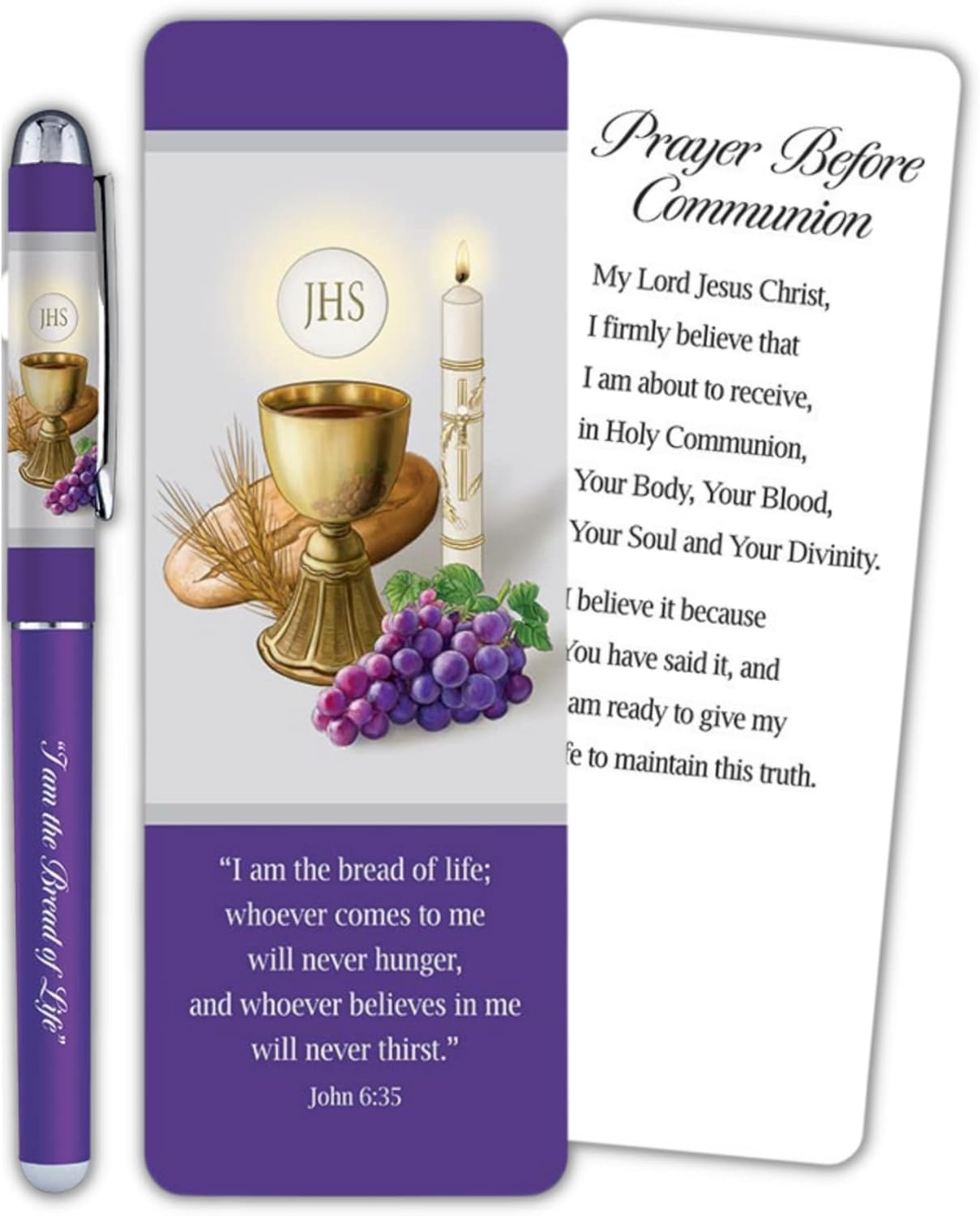 Needzo Religious Gifts First Holy Communion Bookmark Prayer