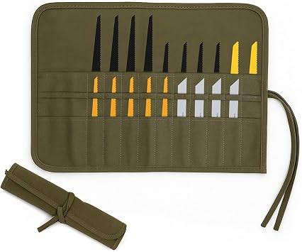 Portable Saw Blade Storage Case - Lightweight and Easy to Carry for Reciprocating, Wood Pruning Saw Blades - Perfect for DIY, Professional Craftsmen, Construction Workers Case Only