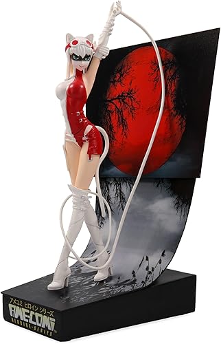 DC Comics Catwoman - Estatua de movimiento Ame-Comi de 10 pulgadas - Variante Kabuki