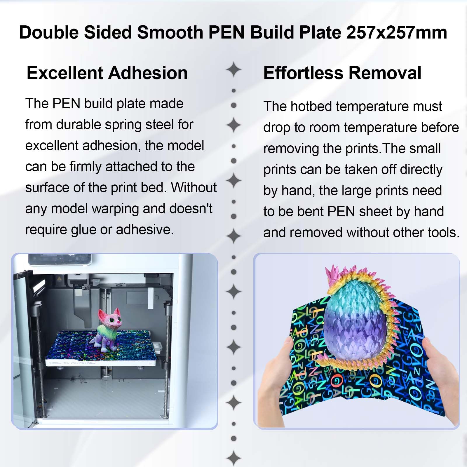 IdeaFormer-3D Double Sided Smooth PER Build Plate For Bambu Lab X1