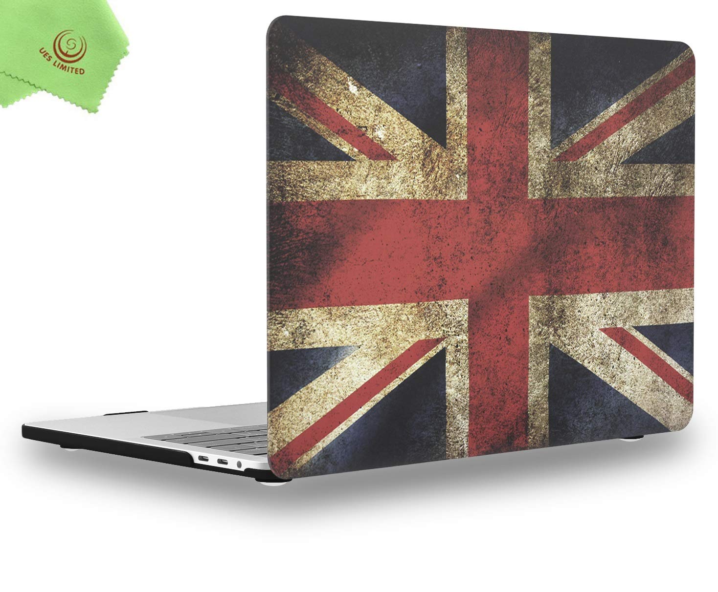 UESWILL Hard Shell Case For MacBook Pro 13 Inch – US Flag Design Protective Cover For M2/M1 Models