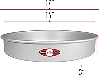 Vista 54 de Fat Daddio's - Juego de 2 moldes para pasteles redondos de aluminio anodizado, 8 x 2 pulgadas
