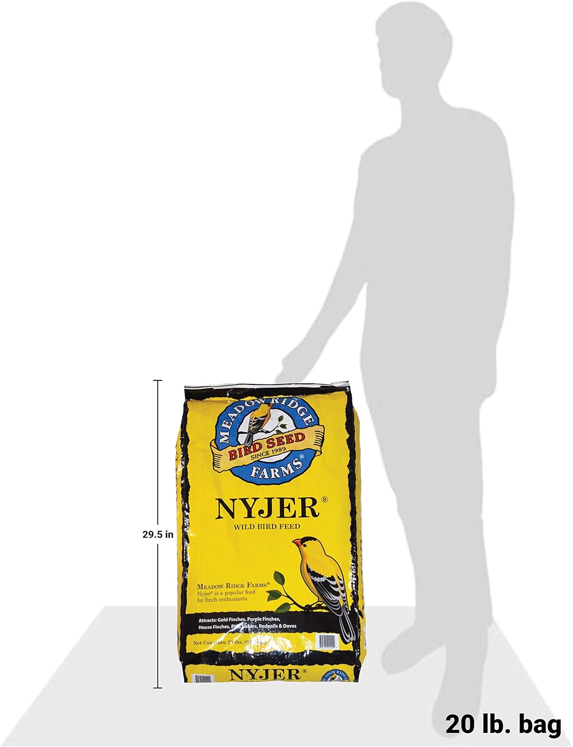 Nyjer Thistle Bird Seed, 20-Pound Bag