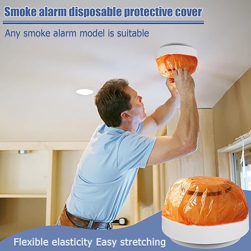 Miniatura 2 de Cubierta para detector de humo, cubierta de pintura de polvo para alarma de humo, cubierta de alarma de incendios, cubierta de plástico grueso