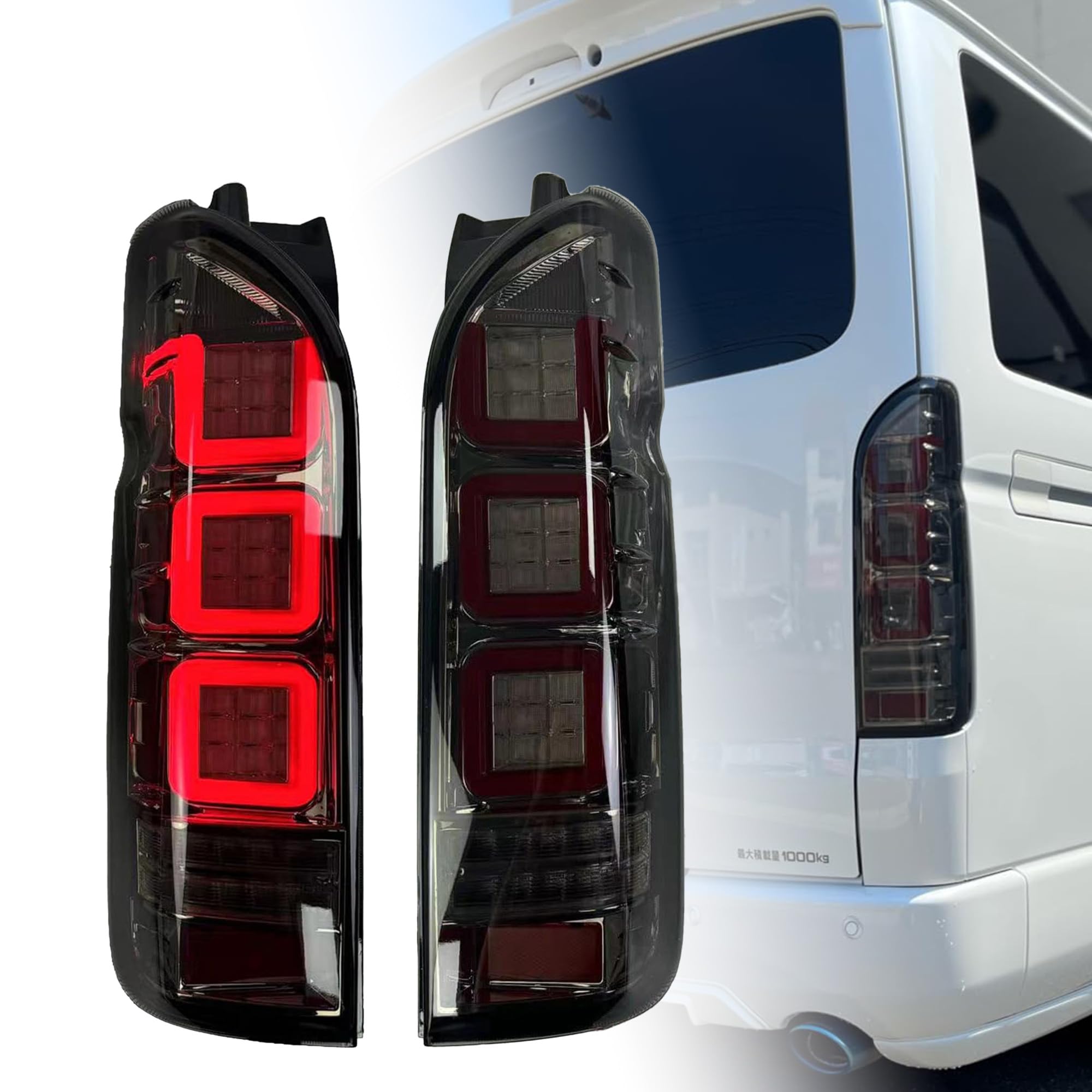 Amazon | LED 強化版高階 テールランプ ハイエース 200系 1-7型