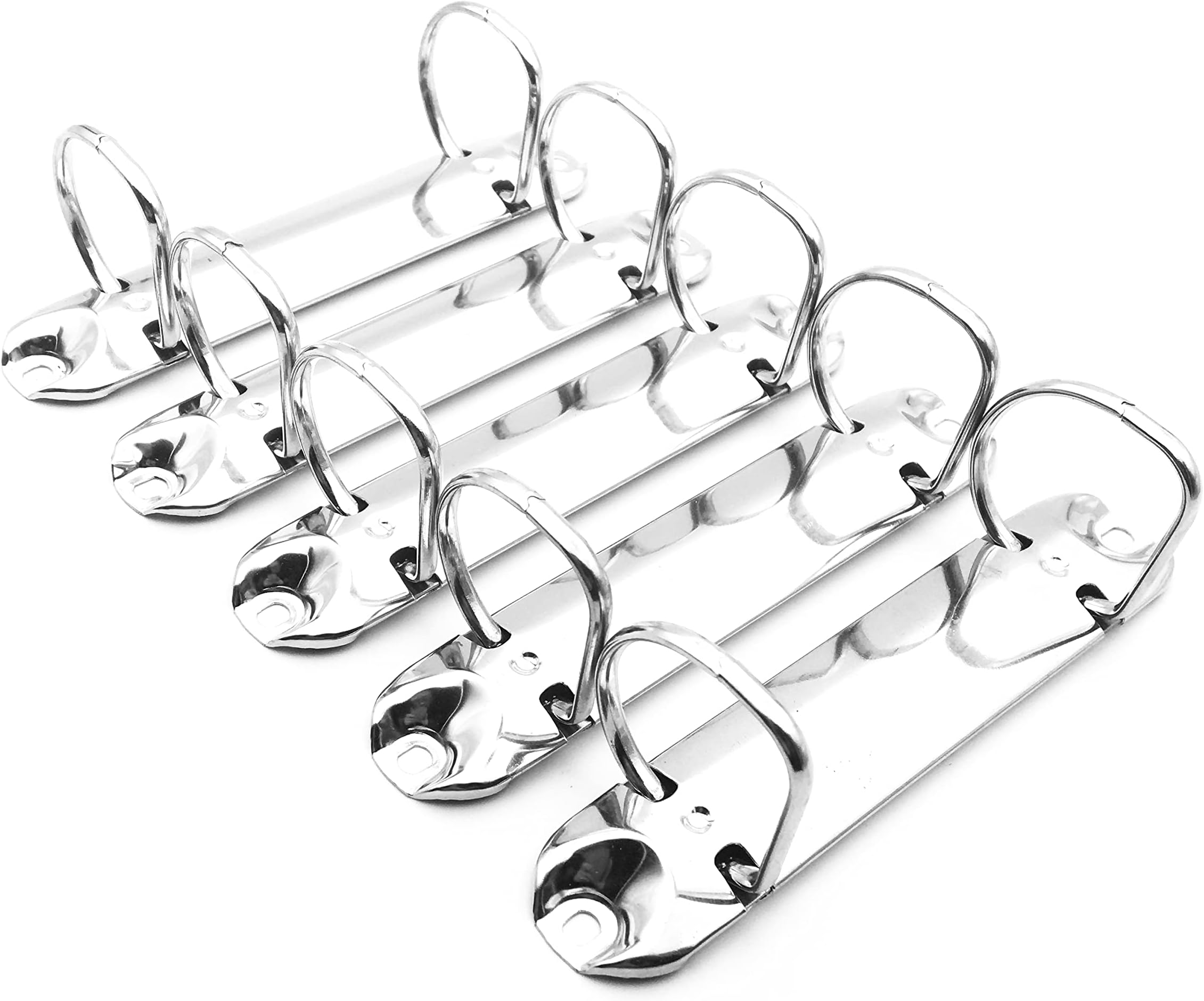 5Pack 2-Ring Binder Mechanism Spines for Top-Binding , 2 D-Rings (30mm(26mm Base Width))