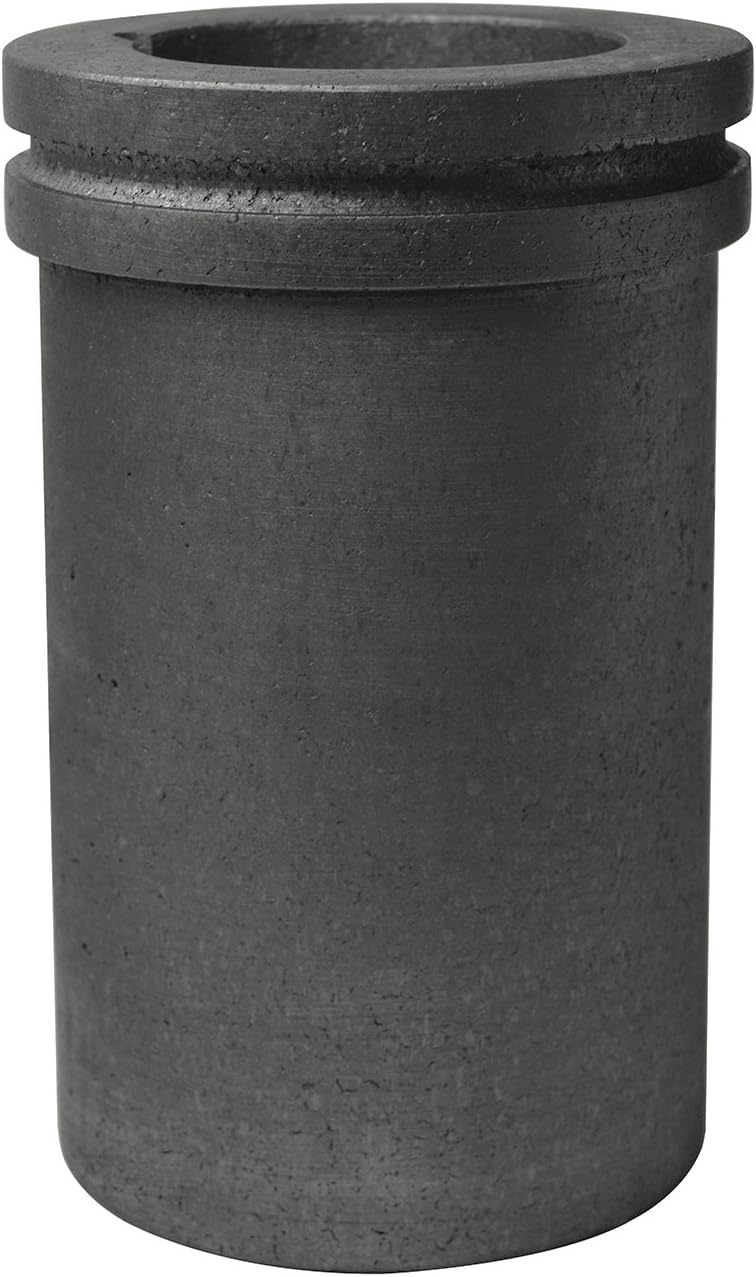 4 Kg Budget Graphite Crucible w/Groove for Precious Metal Casting Gold Refining