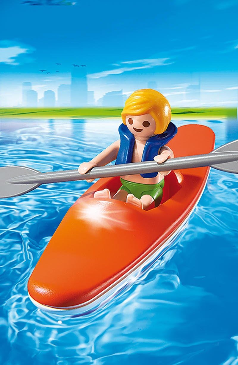 Playmobil Summer Fun 6674 Kid with Kayak Playset