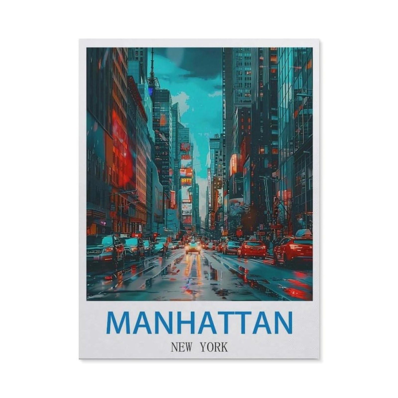 BEAYODKP Full Diamond 5D DIY Diamond Painting，Manhattan New York