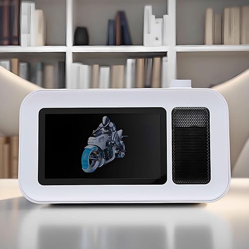 Miniatura 7 de 3DHologram Altavoz Bluetooth con pantalla flotante de letras  Reproductor de música inalámbrico, efectos visuales LED, regalo personalizado para
