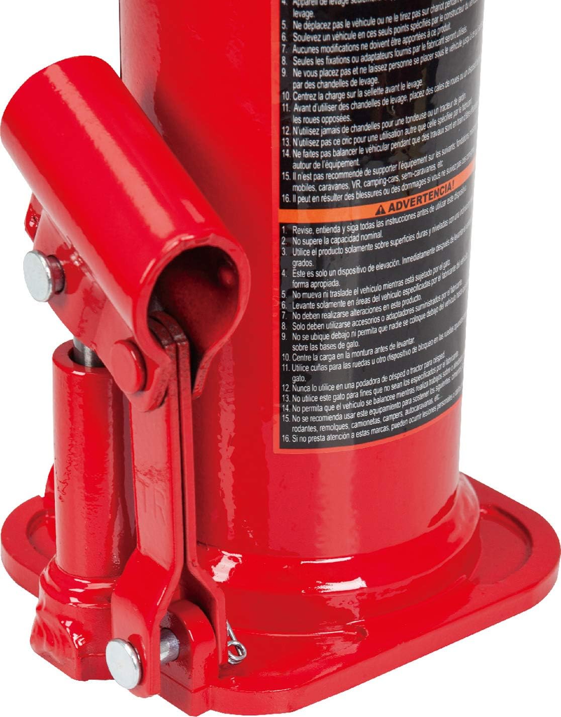BIG RED TAM90803B Torin Hydraulic Welded Bottle Jack, 8 Ton (16,000 lb) Capacity, Red : Industrial & Scientific