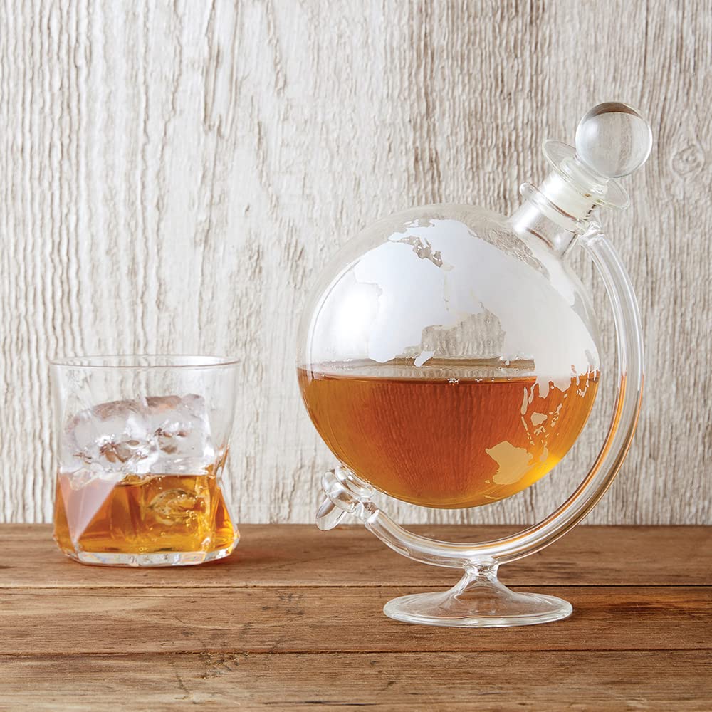 Bar Originale Carafe à décanter globe avec support