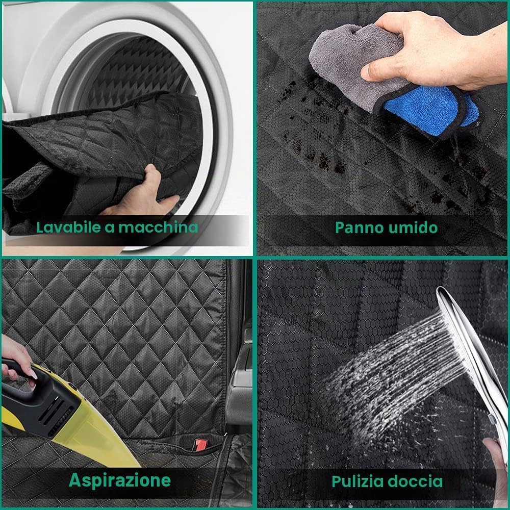 Housse de Siège Chien pour Toyota C-HR 2016-2023 | Tissu Oxford 600D imperméable 4 couches Dos antidérapant Résistant aux rayures Facile à nettoyer
