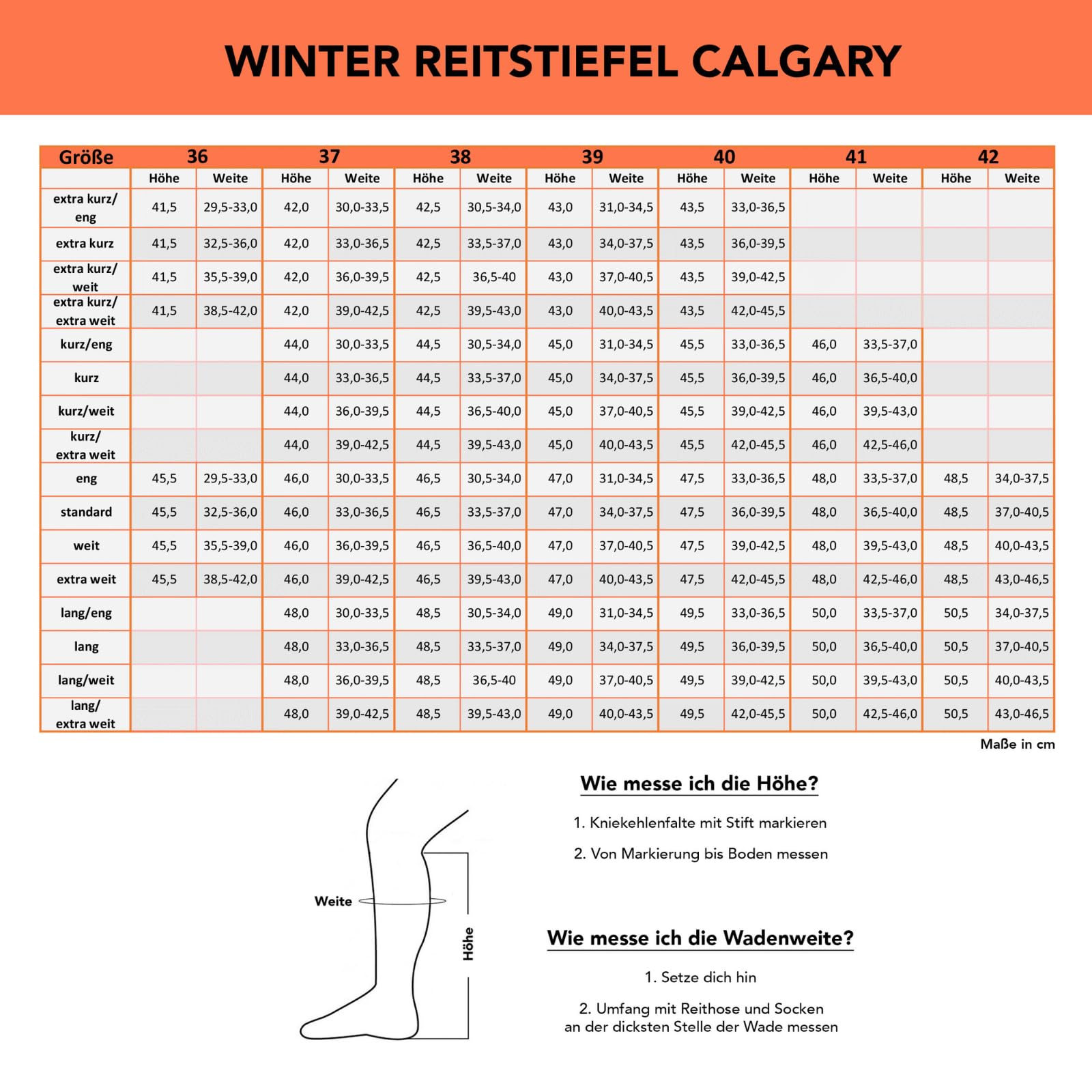RL24 - Winter Reitstiefel für Damen Calgary – warme Damenstiefel zum Reiten – Stiefel aus Kunstleder mit Teddyfell & Reißverschluss – Winterstiefel in schwarz – Größe 36-42