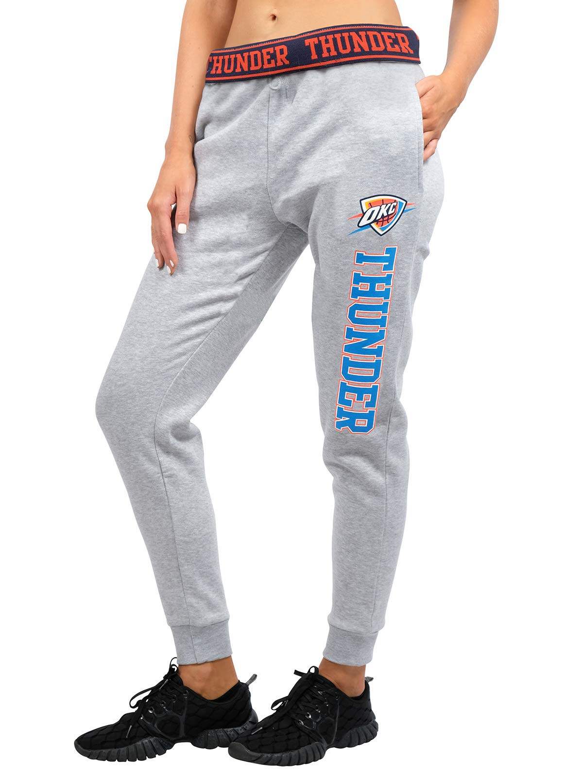 Ultra Game NBA Womens Women Jogger Pants Active Basic Fleece Sweatpants