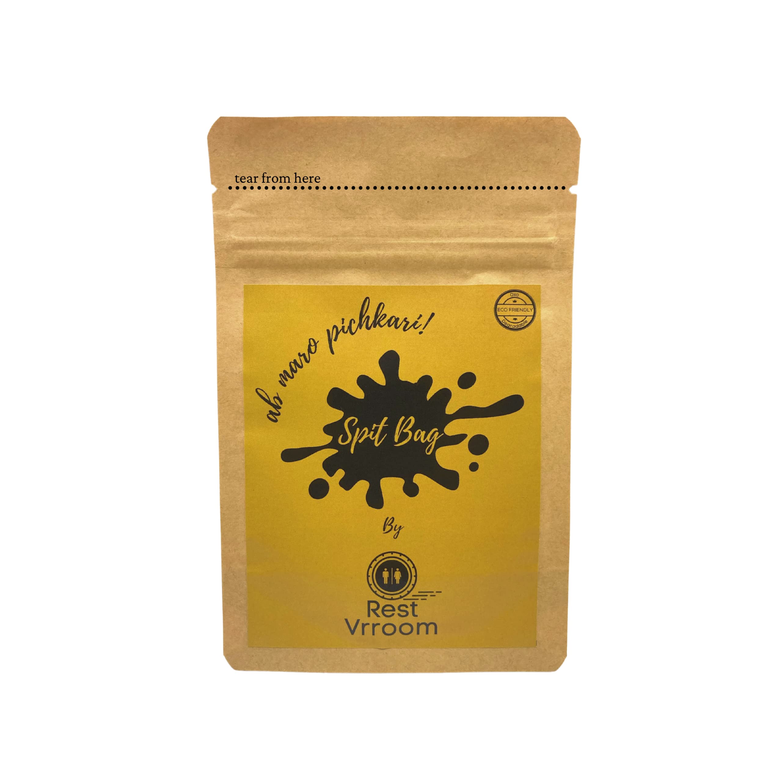 Rest Vrroom Spit Bag - Eco-friendly, Biodegradable Gel, 15 Spits per Pouch-image-42