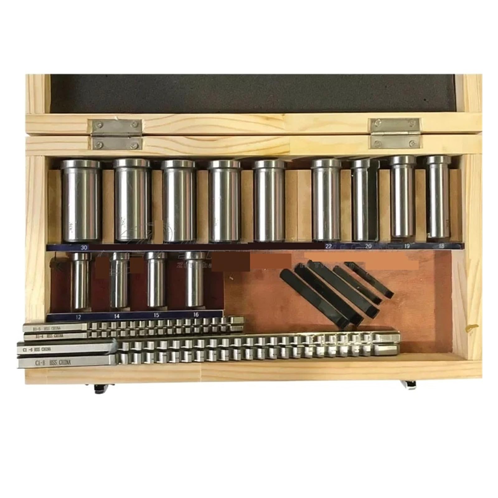 Juego de brocas for chaveteros HSS, herramienta de corte de chaveteros métricos for máquinas CNC de precisión para trabajos mecánicos
