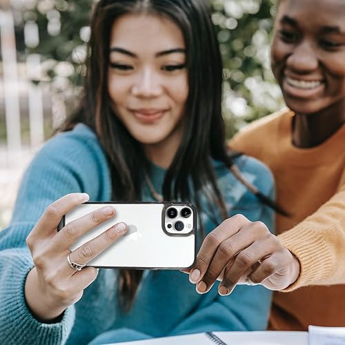 Miniatura 7 de JJGoo Compatible con iPhone 12 Pro Max Funda transparente, transparente a prueba de golpes, delgada, antiarañazos, carcasa protectora trasera de