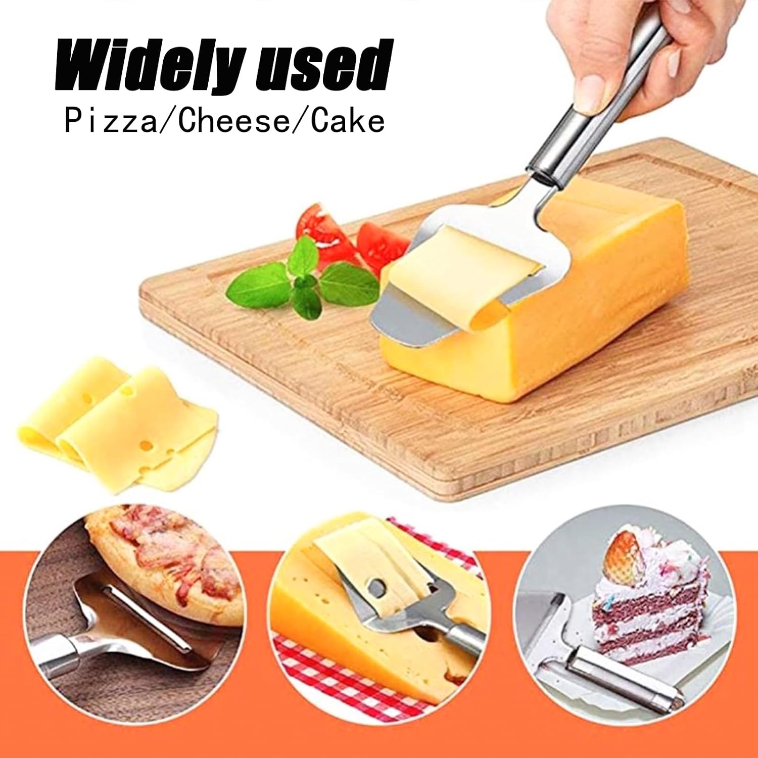 Stainless Steel Cheese Slicer for Block Cheese, Cheese Cutter