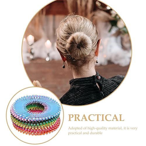 Miniatura 5 de Uonlytech 13 piezas de peine elástico diadema circular completa estiramiento peine flexible peine de plástico círculo peine para mujeres y niñas