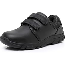 Ahannie Boys School Shoes Kids Oxford Uniform Black Dress Shoes