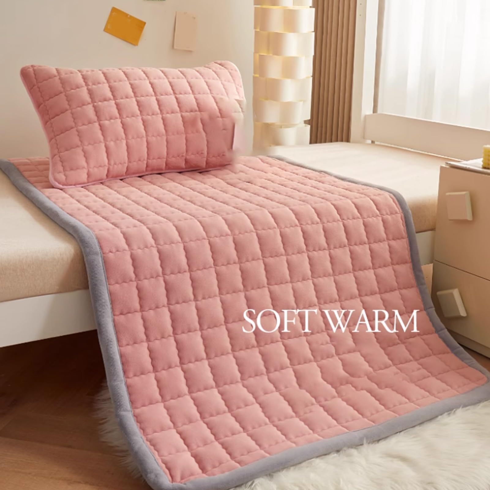 Matelas futon portable, matelas de sol épais pour invités, tapis de couchage enroulable pour dortoir d'étudiant, tapis de lit pliable, économiseur d'espace